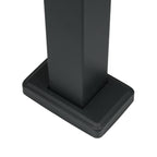 Boîte aux lettres, anthracite RAL 7016, acier revêtu par poudre, avec compartiment à colis