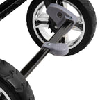 Chariot pliable, comprenant un système de harnais et une capote