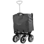 Chariot pliable, comprenant un système de harnais et une capote