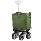 Chariot pliable, comprenant un système de harnais et une capote