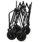 Bollerwagen mit Sitzfunktion, belastbar bis 150 kg, Blau