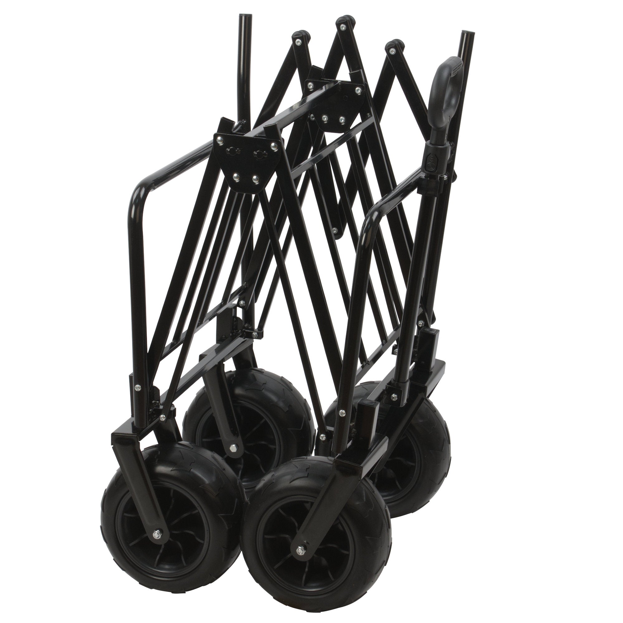 Bollerwagen mit Sitzfunktion, belastbar bis 150 kg, Blau