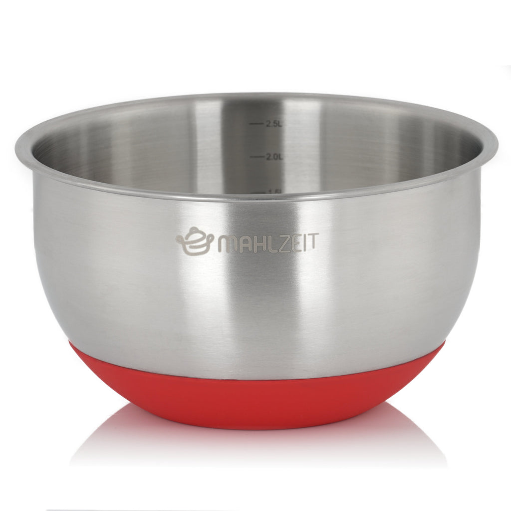 Ensemble de 3 bols en acier inoxydable, couvercles inclus