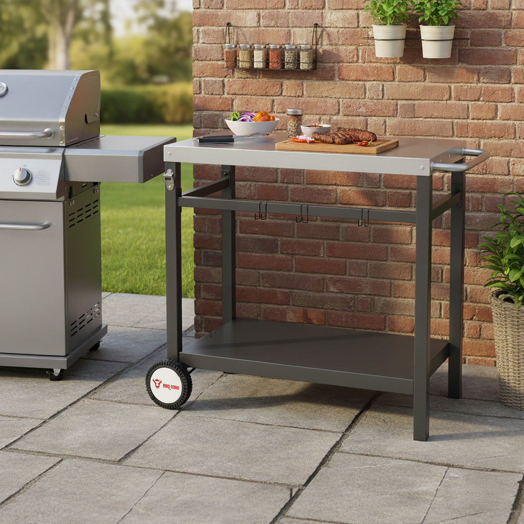 Grillwagen, 85 x 50 x 81 cm, Beistelltisch