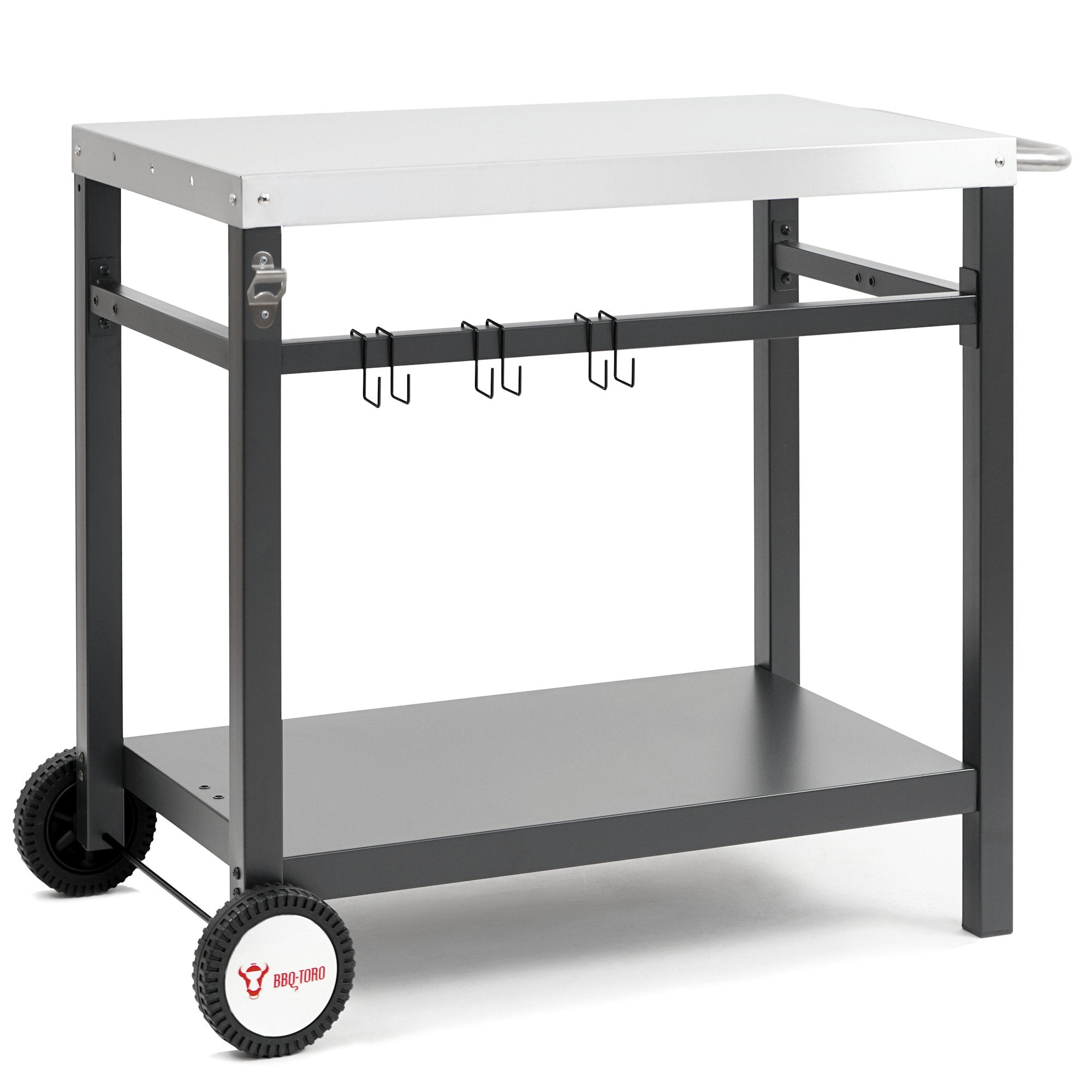 Chariot de barbecue, 85 x 50 x 81 cm, table d'appoint