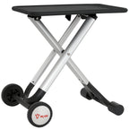 Chariot de barbecue pliable, chariot roulant pour grillades