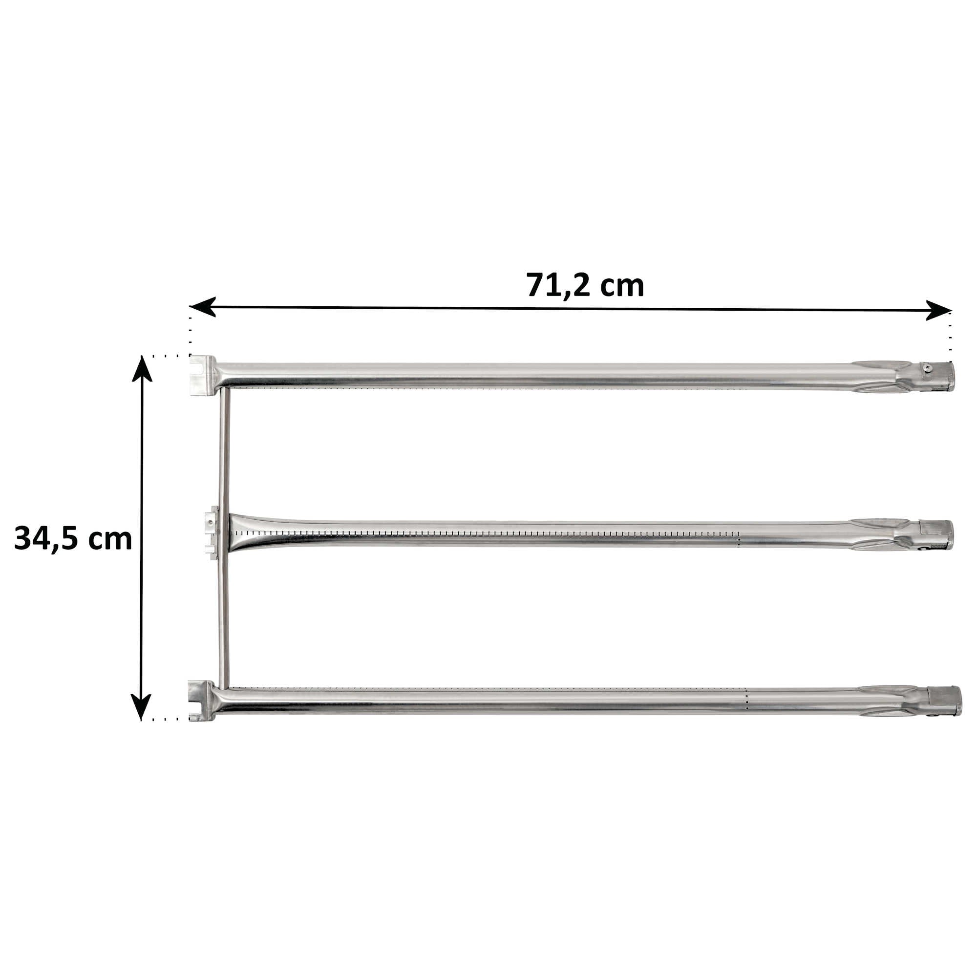 Ensemble de brûleurs en acier inoxydable, brûleurs de rechange pour divers barbecues à gaz Weber