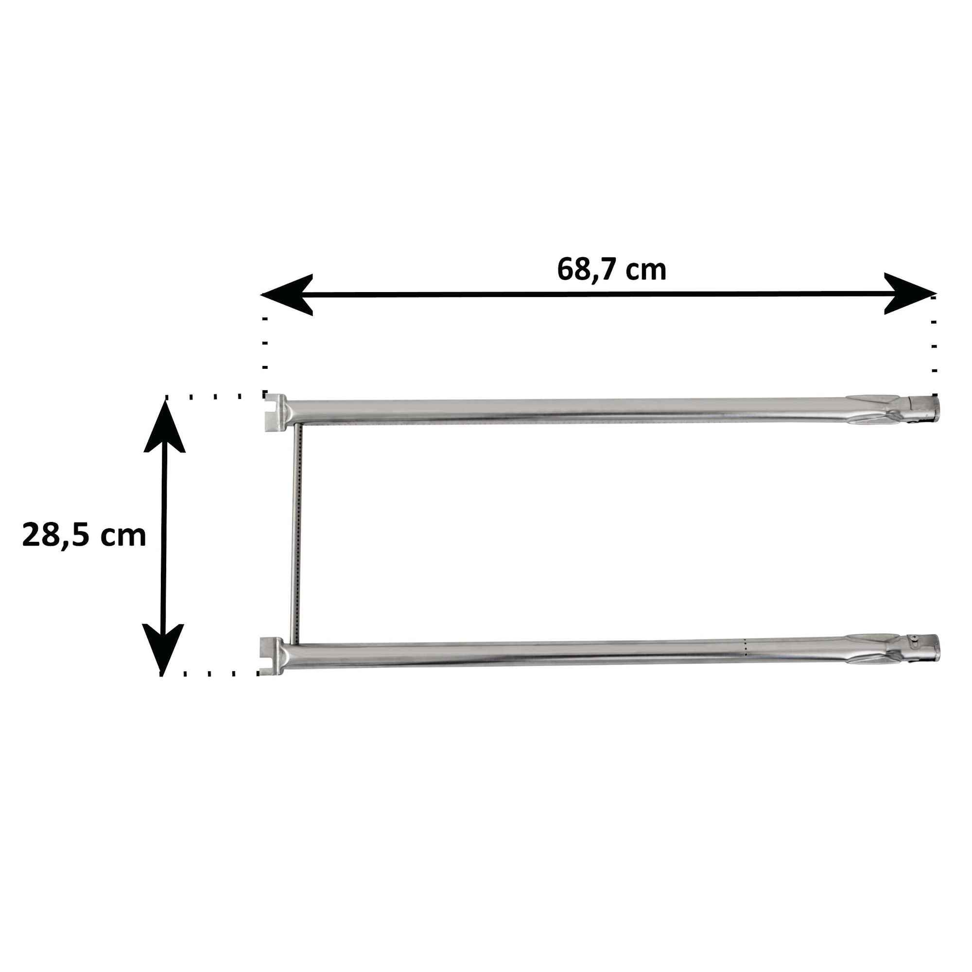 Ensemble de tubes de brûleur en acier inoxydable, brûleurs de rechange pour plusieurs barbecues à gaz Weber