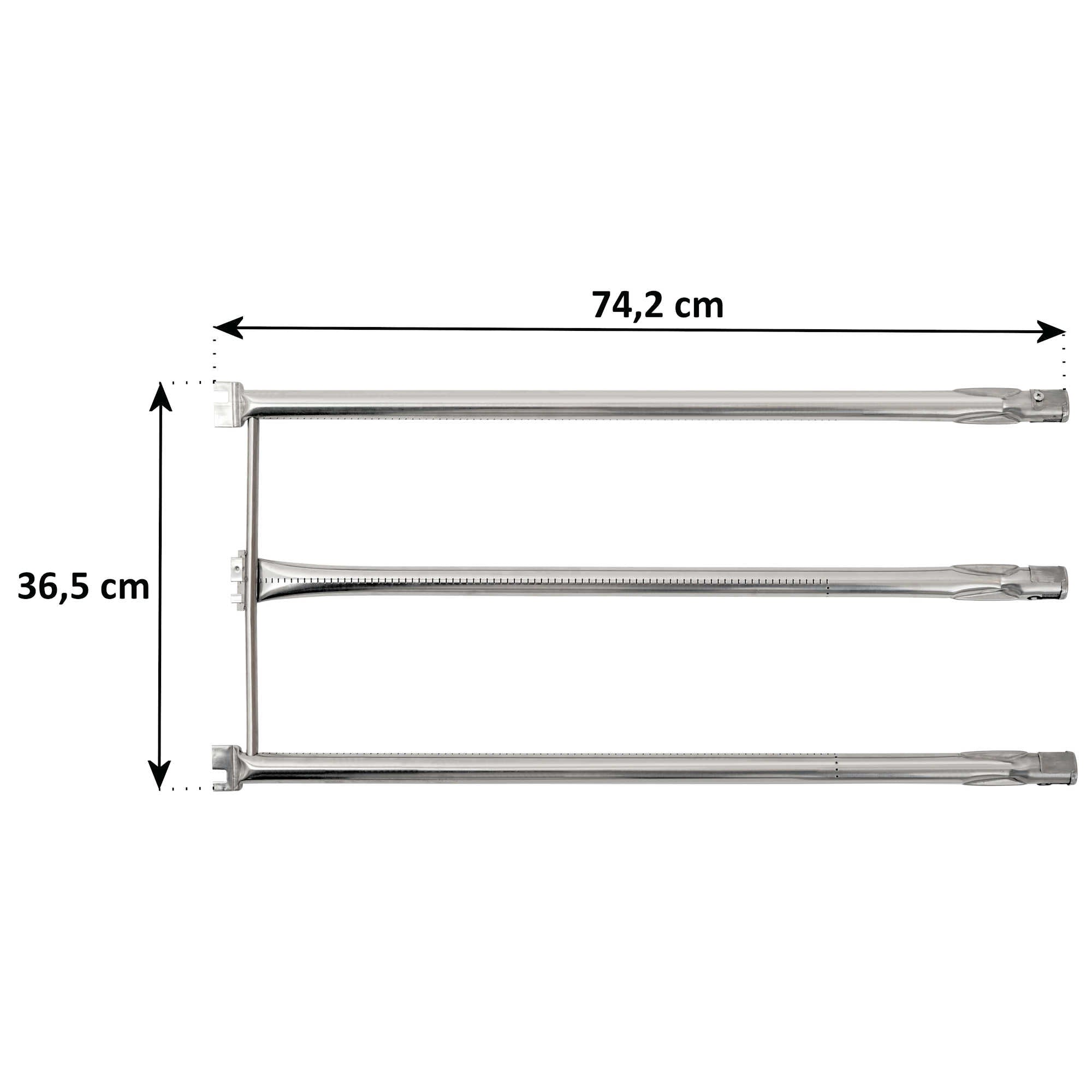 Ensemble de brûleurs en acier inoxydable, brûleurs de rechange pour divers barbecues à gaz Weber
