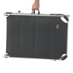 Chaise longue de camping en aluminium, avec auvent