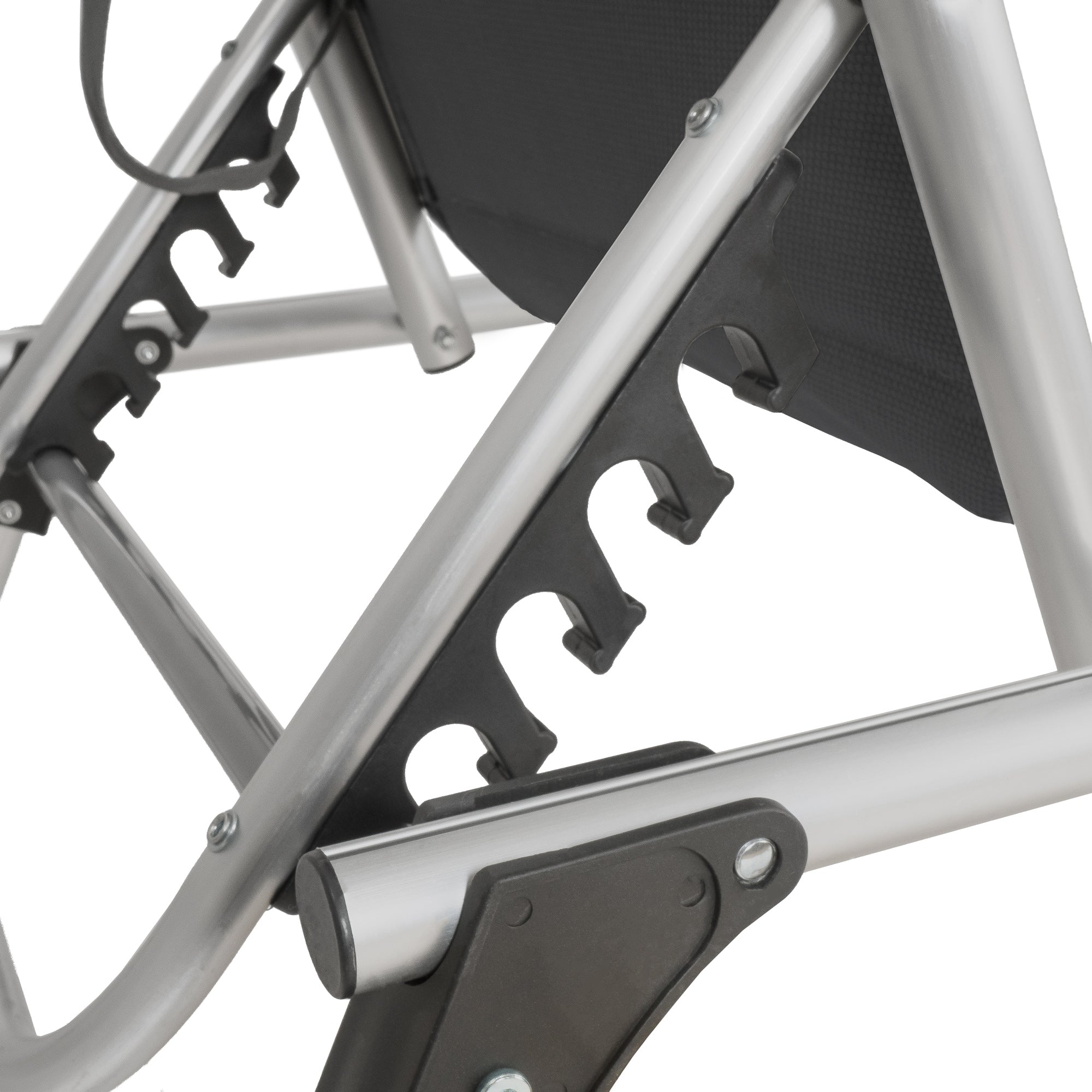 Sun lounger, including canopy, aluminum camping lounger