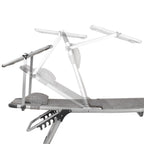 Chaise longue de camping en aluminium, avec auvent