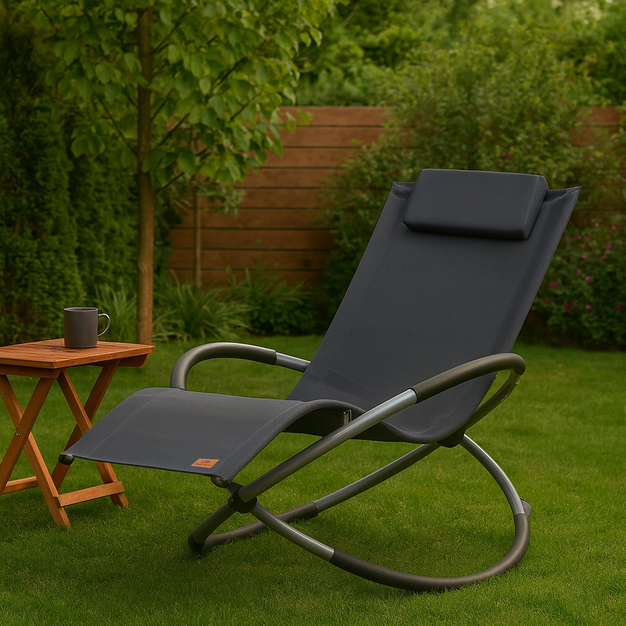 Rocking chair, foldable, swing lounger