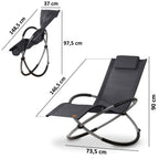Fauteuil à bascule pliable, balancelle