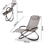 Fauteuil à bascule pliable, balancelle