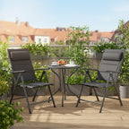 Chaise de camping, réglable en 7 positions, chaise de jardin d'extérieur