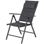 Chaise de camping, réglable en 7 positions, chaise de jardin d'extérieur