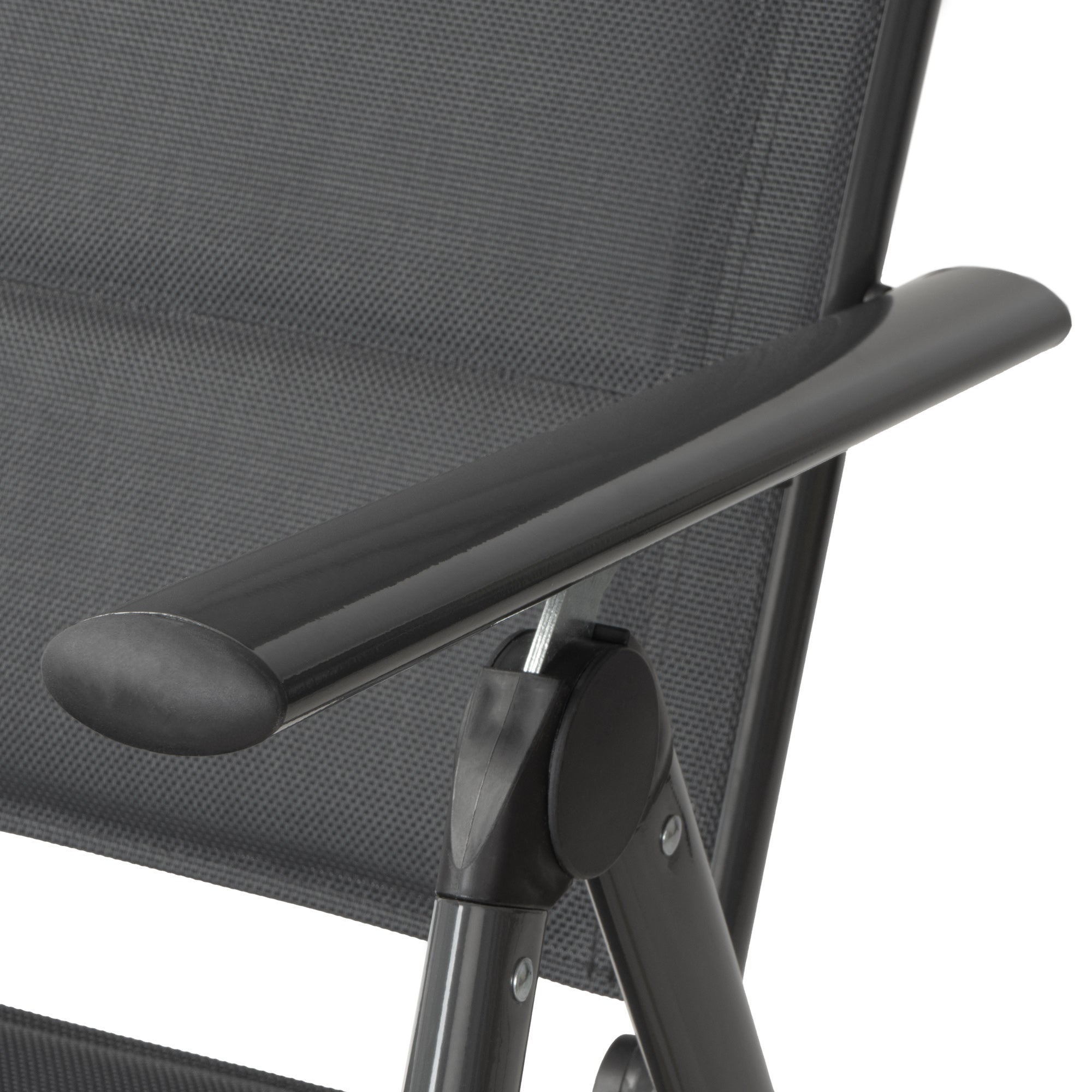 Camping chair, 7-way adjustable, outdoor garden chair