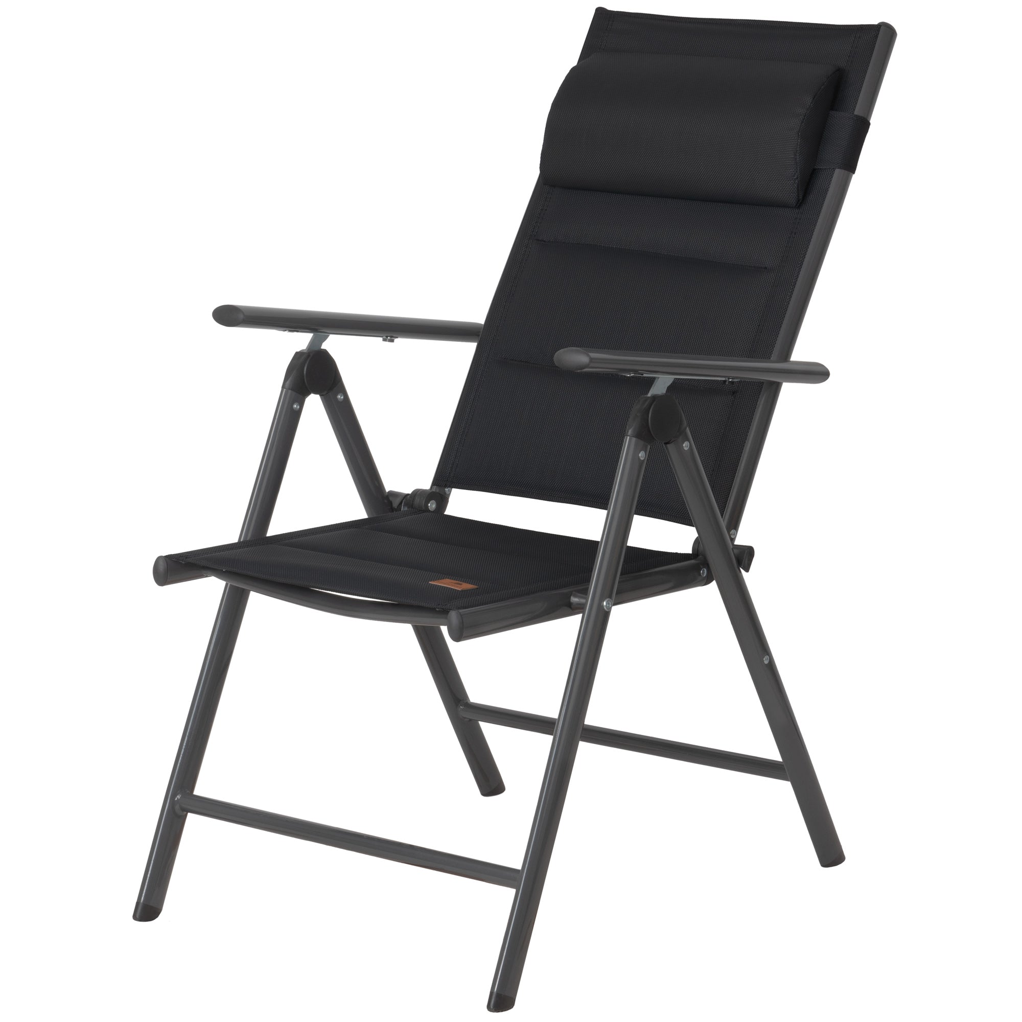 Camping chair, 7-way adjustable, outdoor garden chair