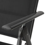 Chaise de camping, réglable en 7 positions, chaise de jardin d'extérieur