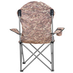Chaise de camping pliante avec porte-gobelet