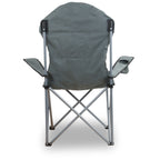 Chaise de camping pliante avec porte-gobelet