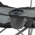 Chaise de camping pliante avec porte-gobelet