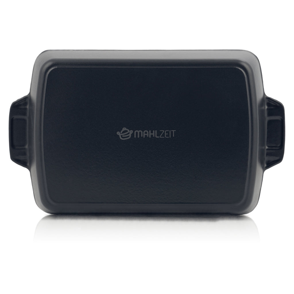 Casserole dish, square, cast iron, suitable for induction cooktops