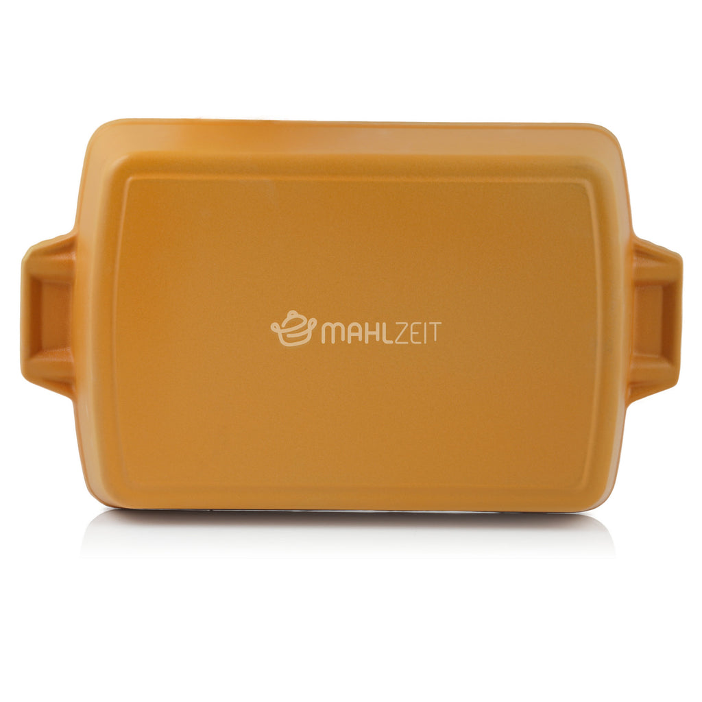 Casserole dish, square, cast iron, suitable for induction cooktops