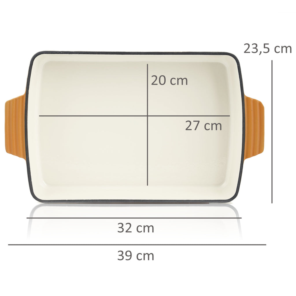 Batterie de cuisine, 3 pièces, en fonte émaillée