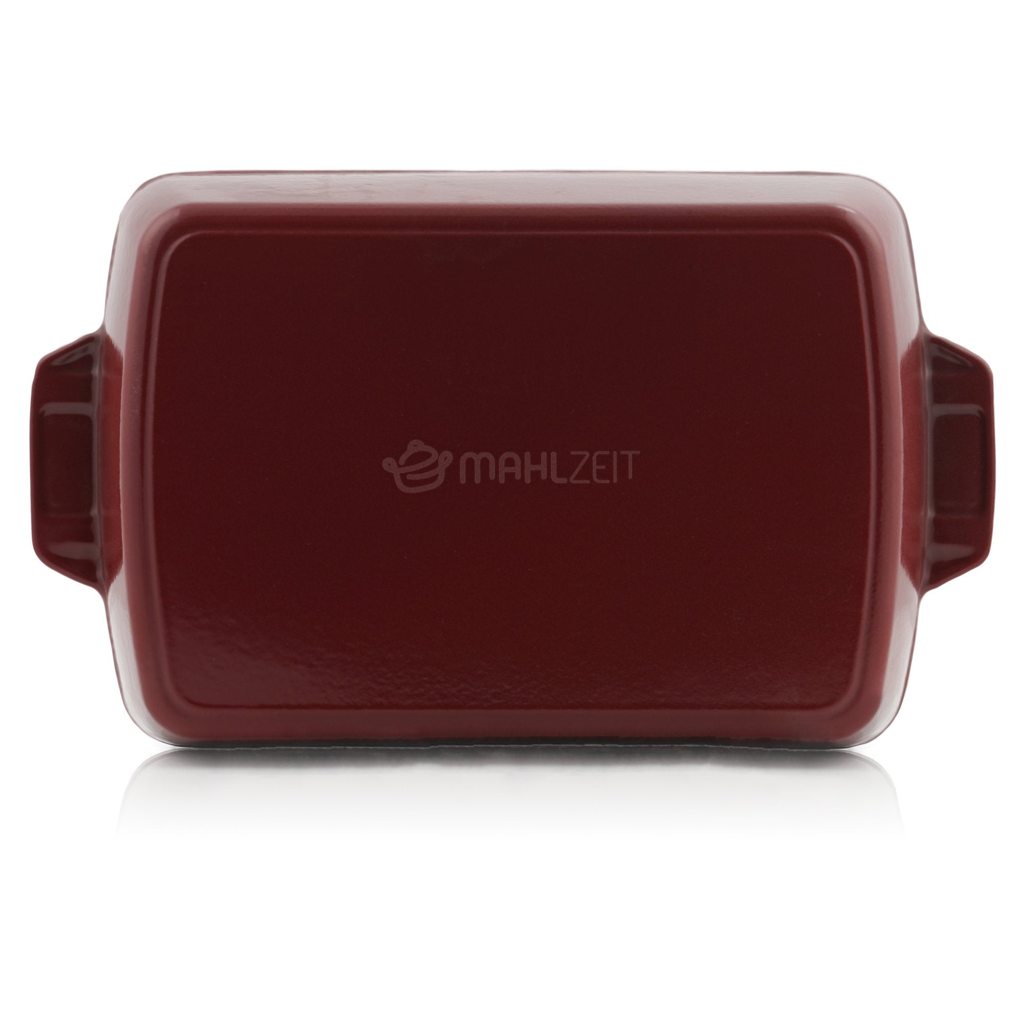 Casserole dish, square, cast iron, suitable for induction cooktops