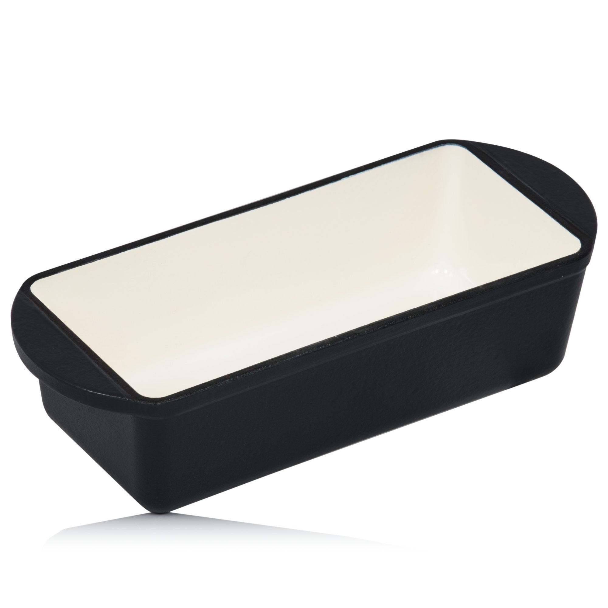 Roasting pan set, 3-piece, cast iron, enamelled