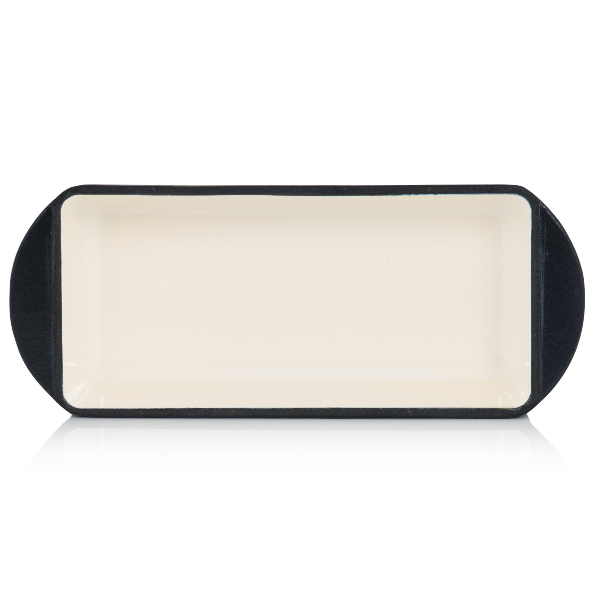 Casserole dish, square, cast iron, suitable for induction cooktops