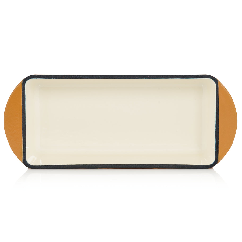 Casserole dish, square, cast iron, suitable for induction cooktops