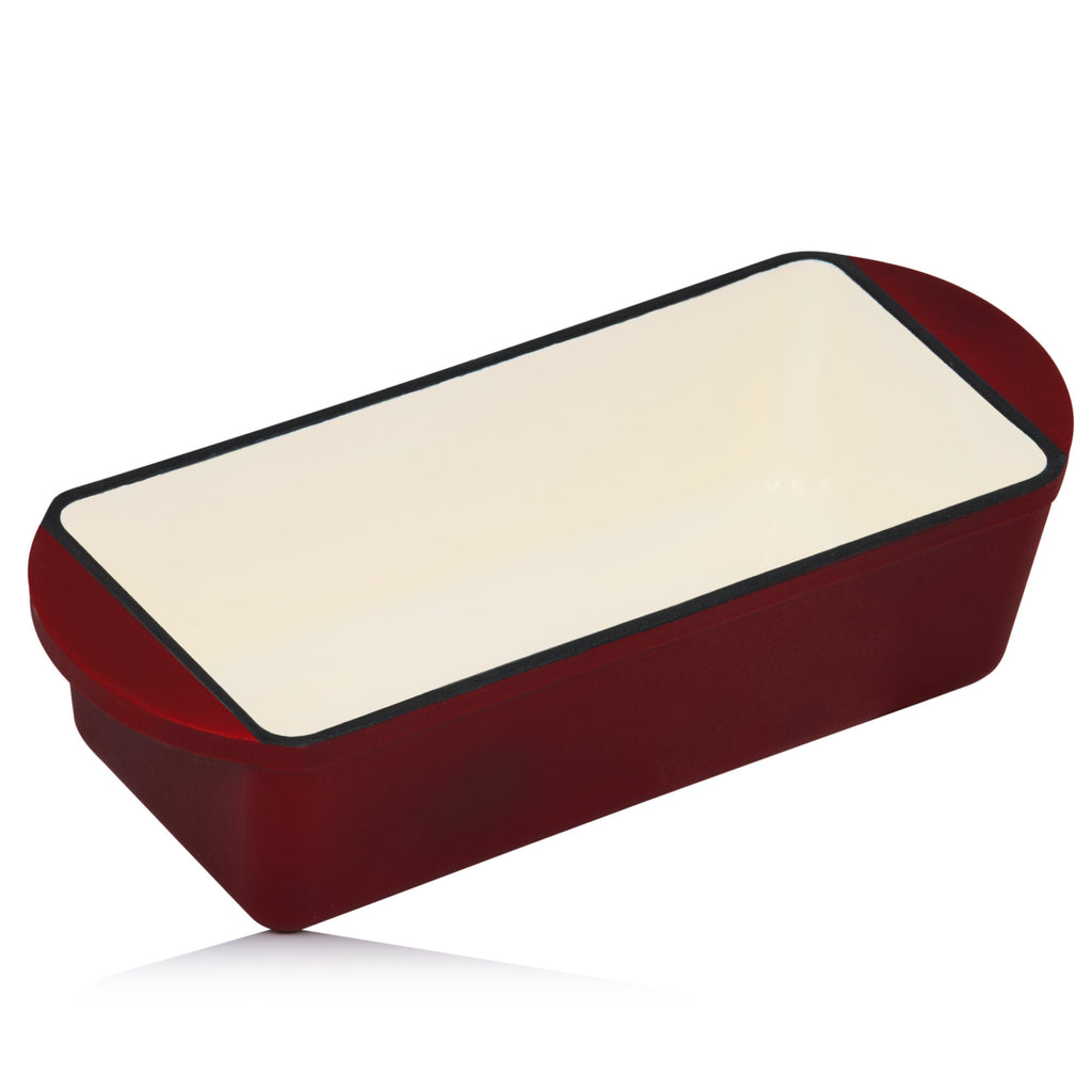 Roasting pan set, 3-piece, cast iron, enamelled