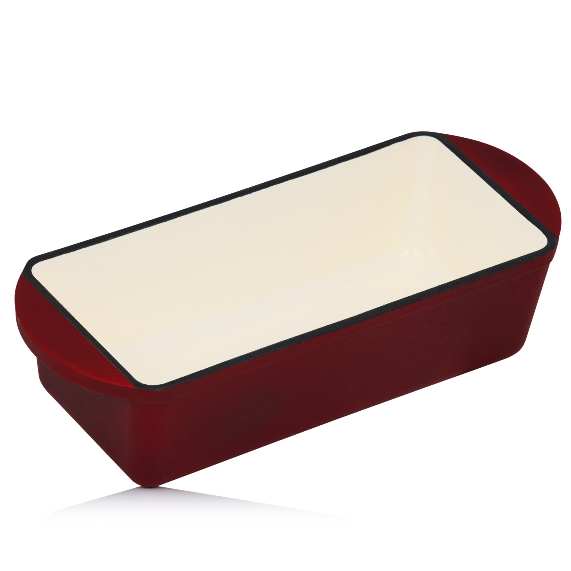 Roasting pan set, 3-piece, cast iron, enamelled