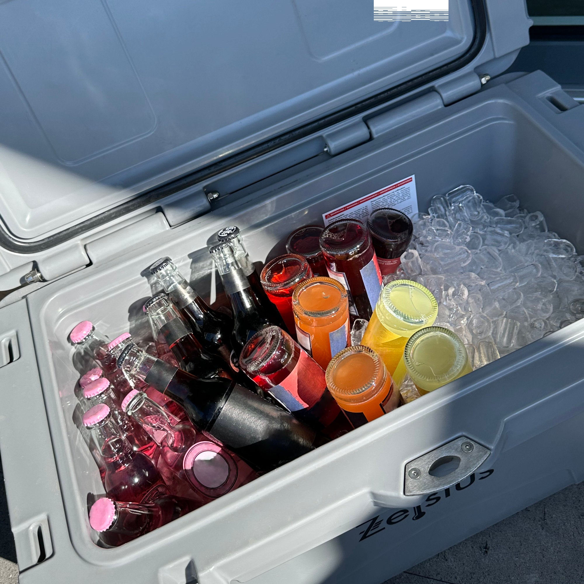 Glacière mobile de 50 litres avec roulettes