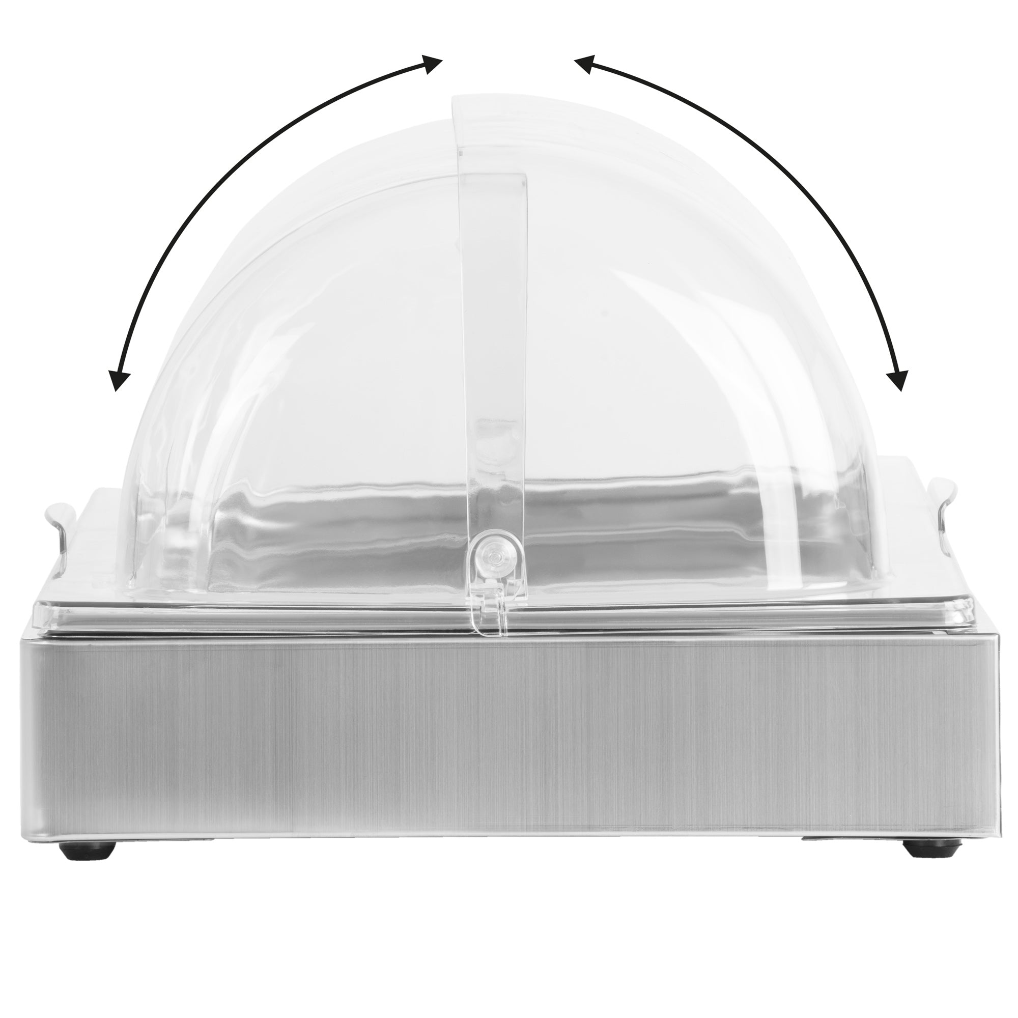 Chilled serving platter, 54 x 34 x 24.5 cm, 2 x GN 1/2, incl. lid