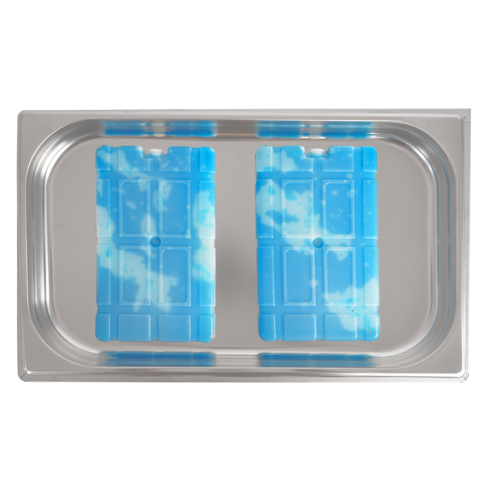 Plat de service réfrigéré, 54 x 34 x 24,5 cm, 2 x GN 1/2, couvercle inclus