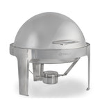 Chafing dish, acier inoxydable, 6 litres, rond, chauffe-plats
