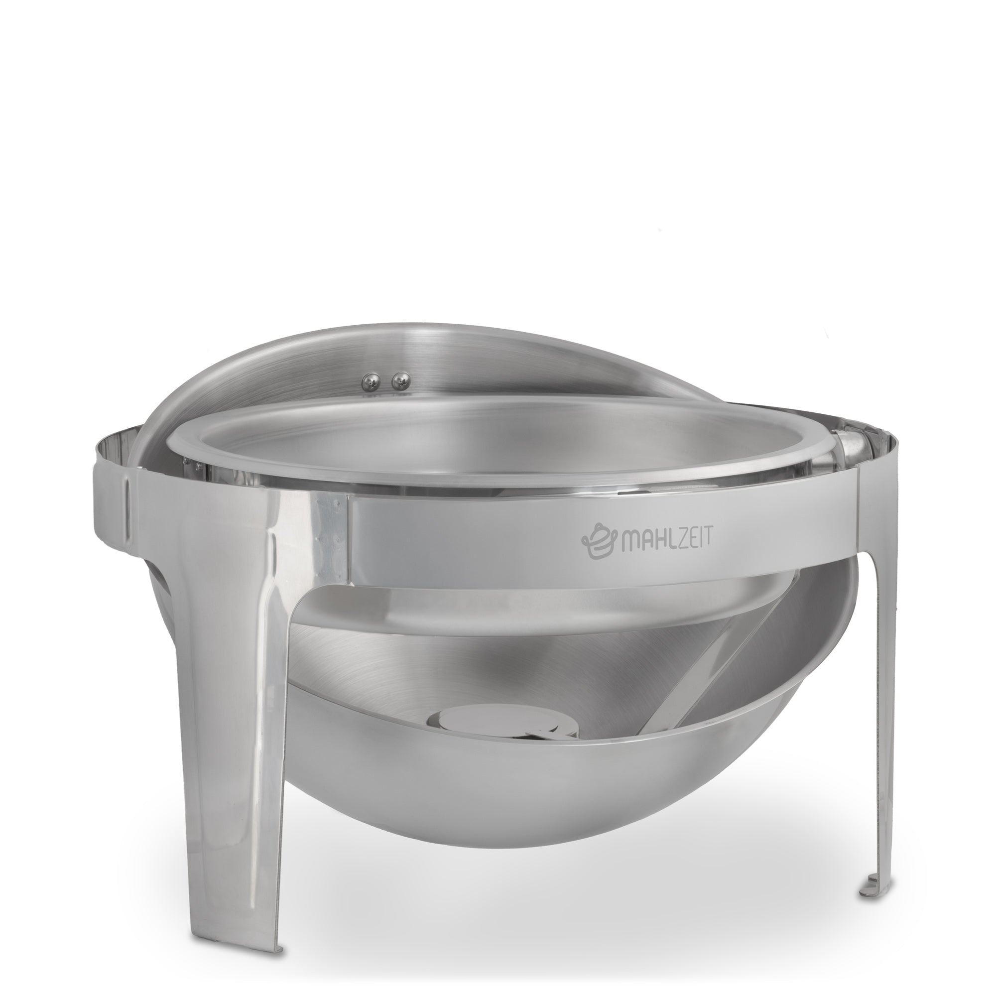 Chafing dish, stainless steel, 6 liters, round, food warmer