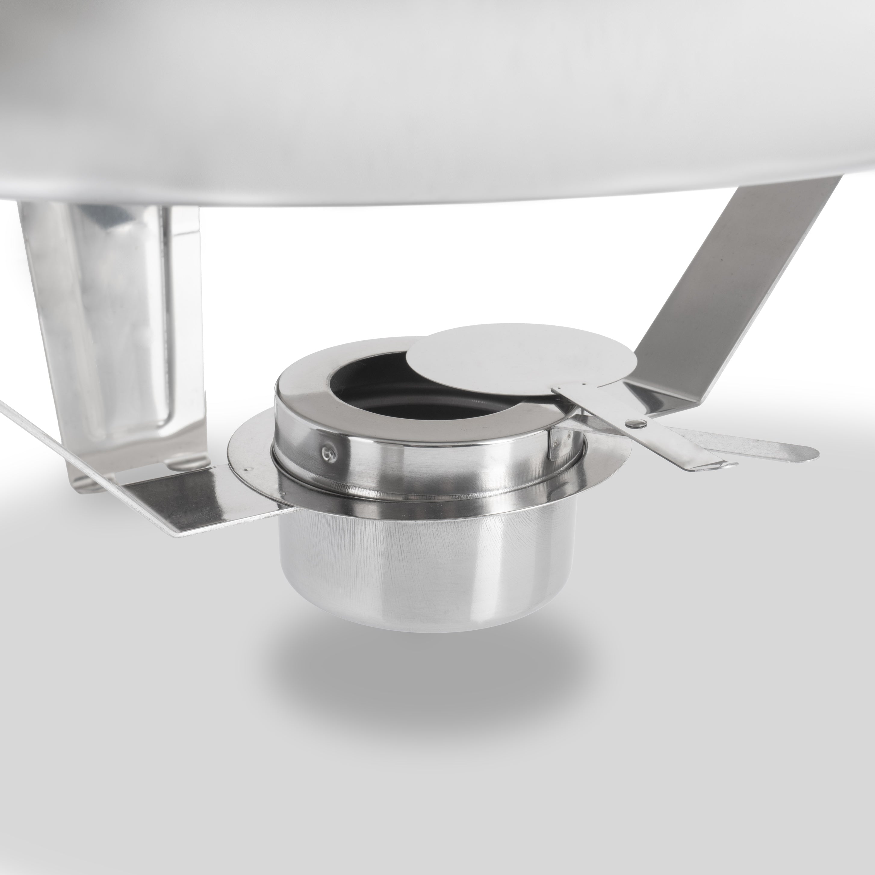 Chafing dish, stainless steel, 6 liters, round, food warmer