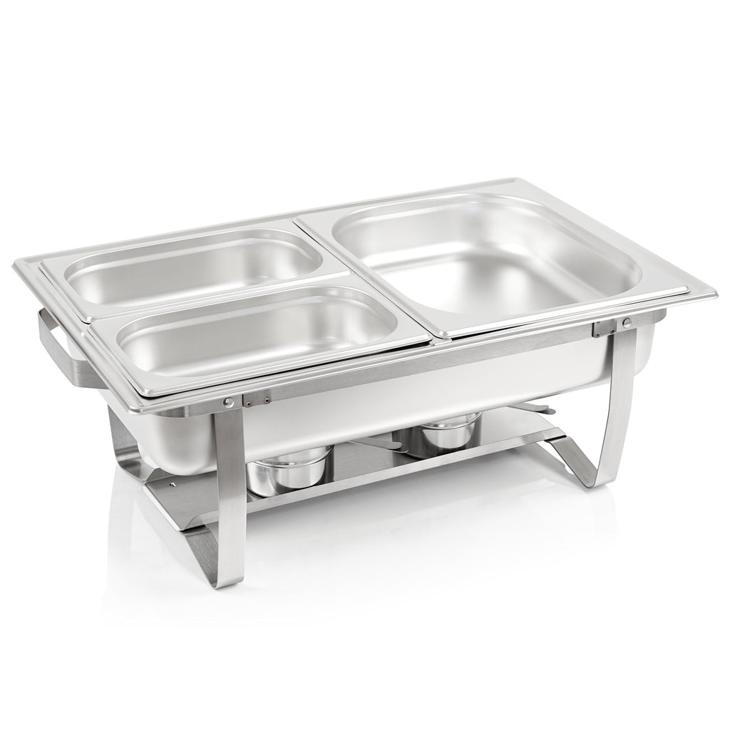 Chafing dish, en acier inoxydable, récipient pour aliments chauds
