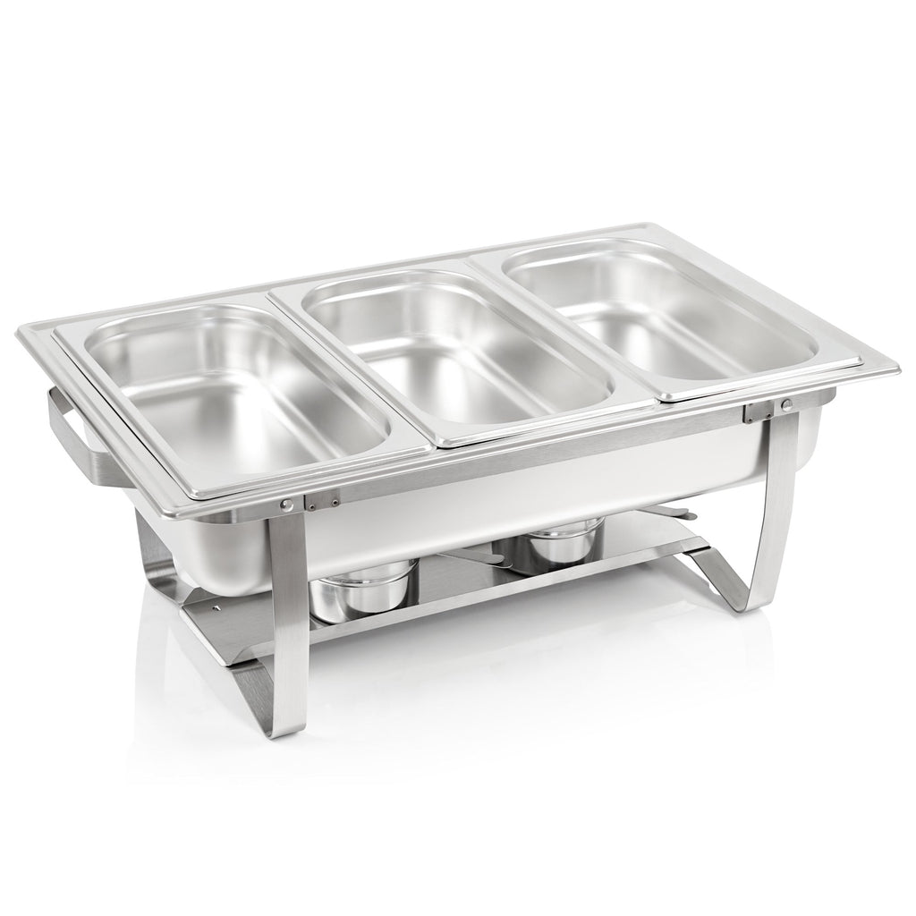 Chafing dish, en acier inoxydable, récipient pour aliments chauds