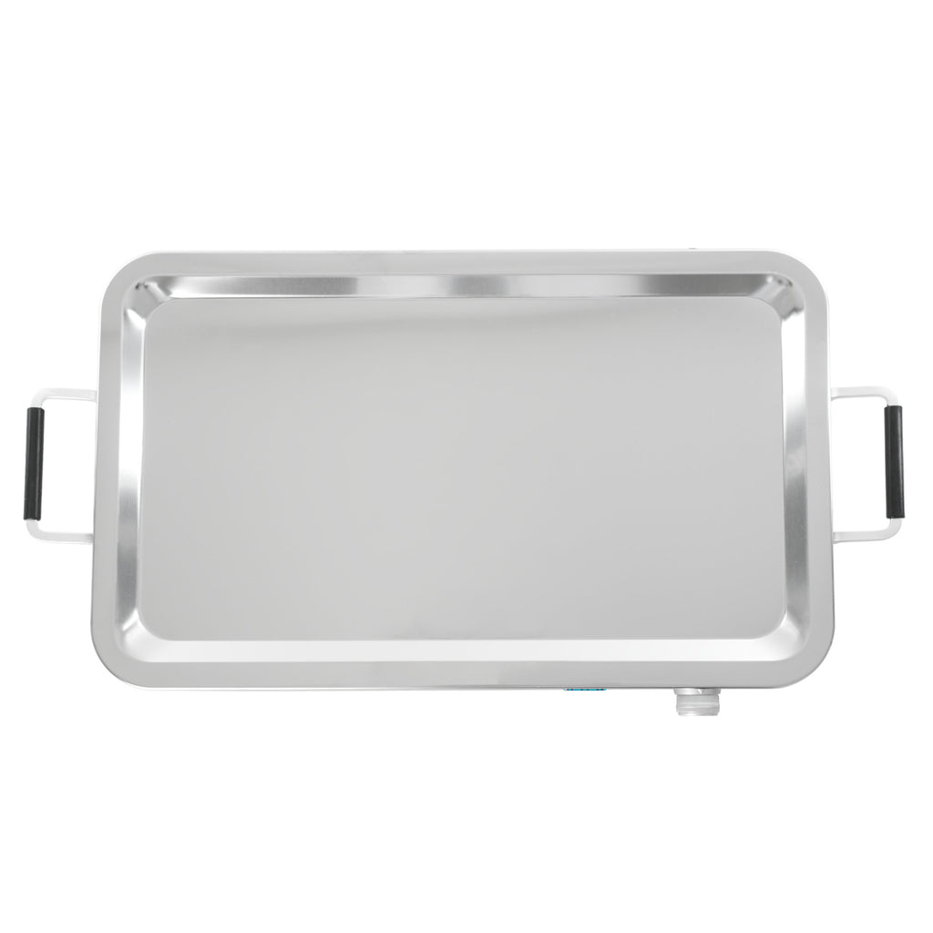 Edelstahl 2in1 Buffetwärmer mit 3x 1/3 GN-Behältern und Wasserbad