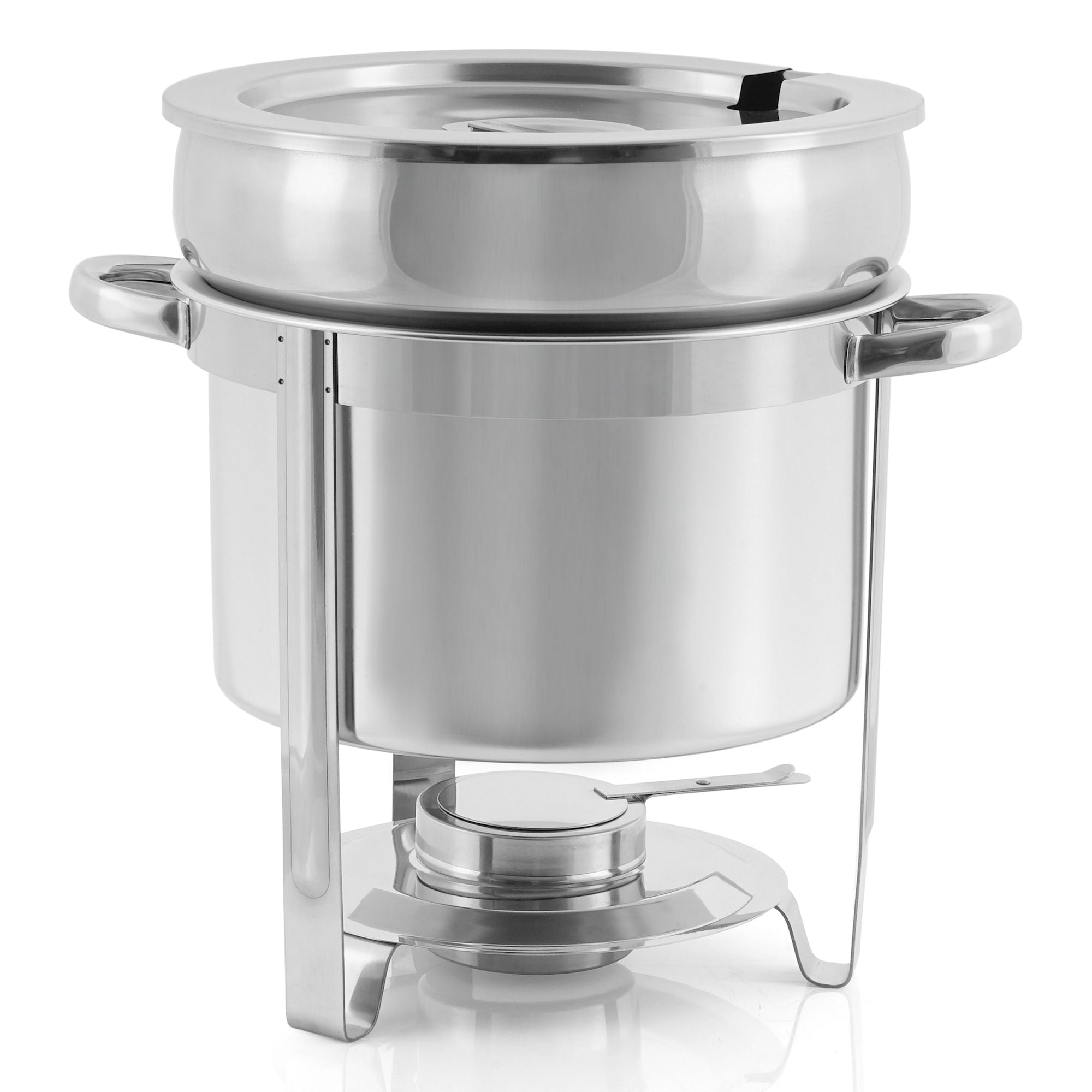 Chafing dish, stainless steel, round, food warmer