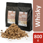 Smoking chips, whisky, smoker chips, 100% whisky oak barrels