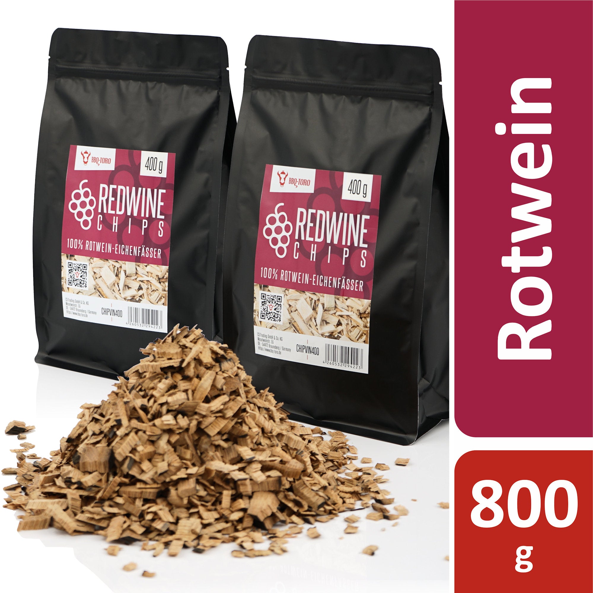 Smoking chips, red wine, smoker chips