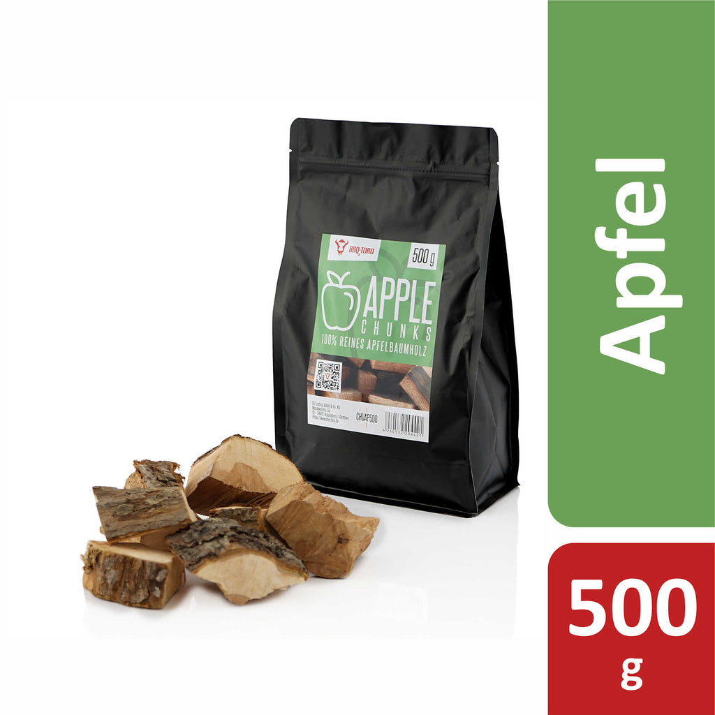 Morceaux de bois de pommier à fumer, 500 g