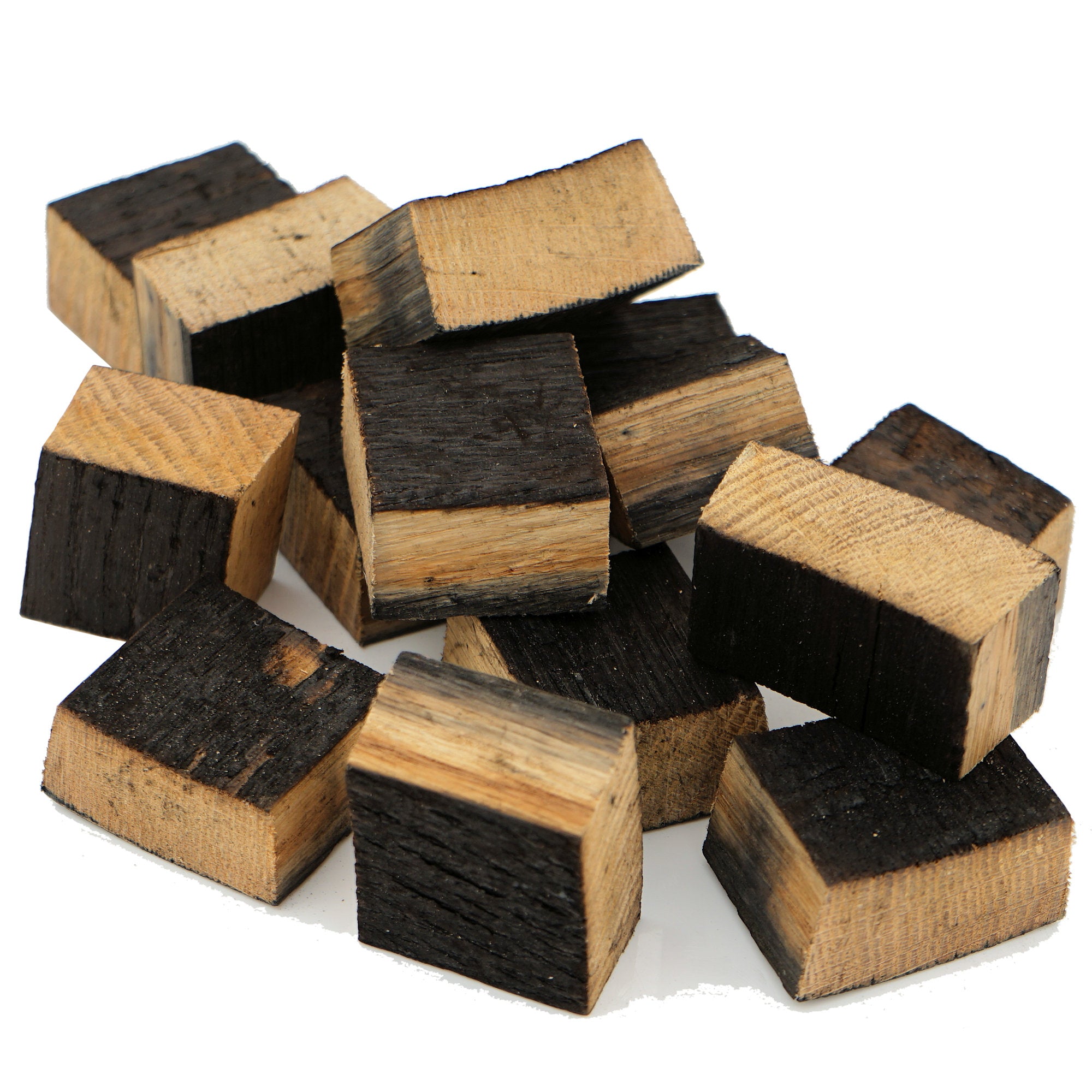 Smoked chunks, whiskey, 100% whiskey oak barrels